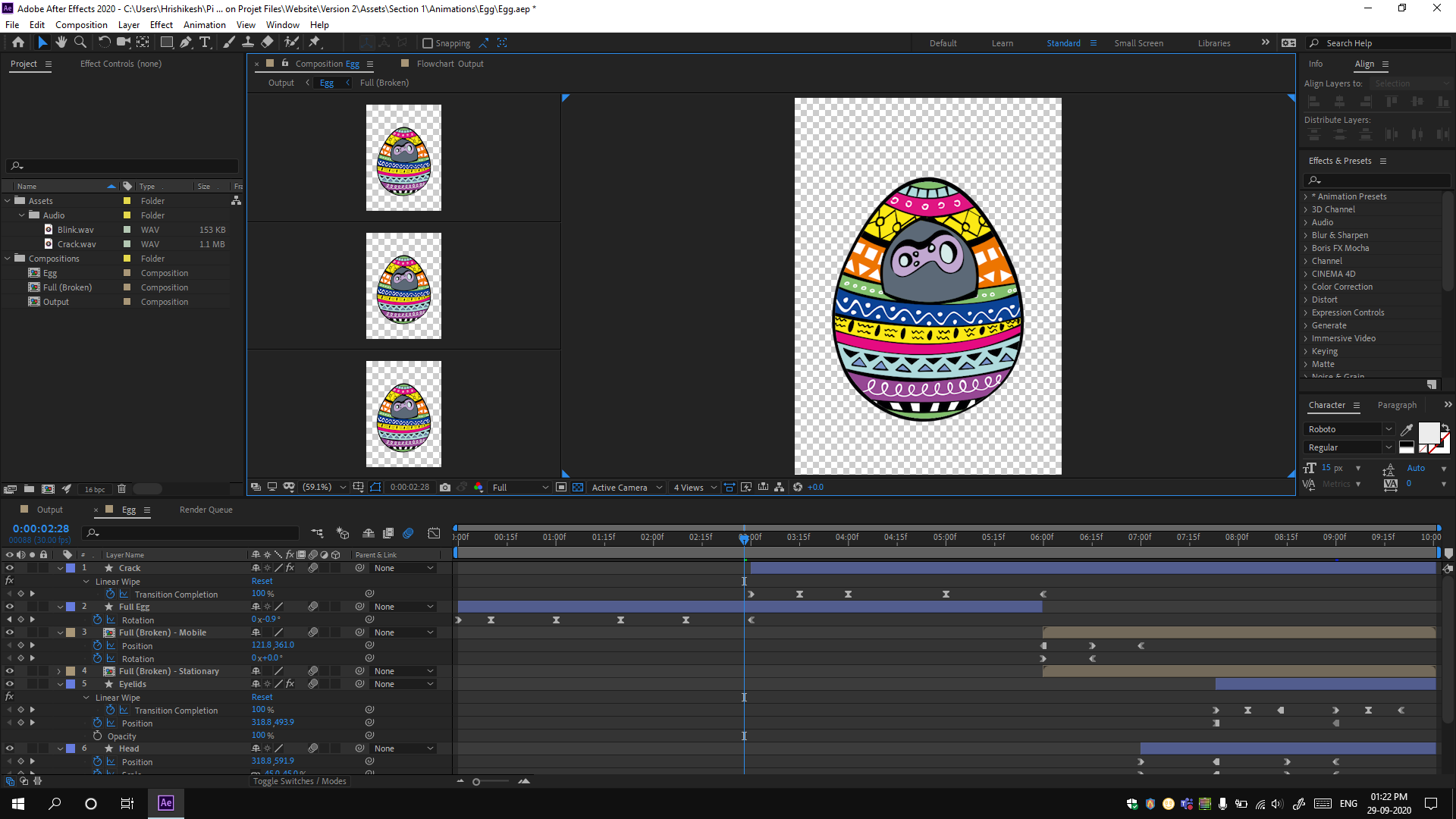 Animating in Adobe After Effects