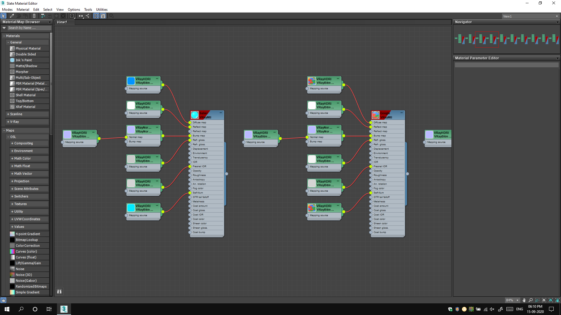 6 maps for each individual part