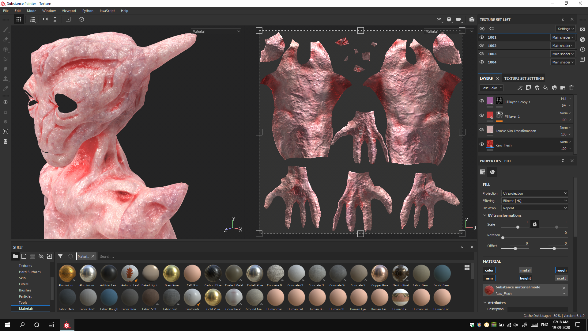 Texturing in Substance Painter