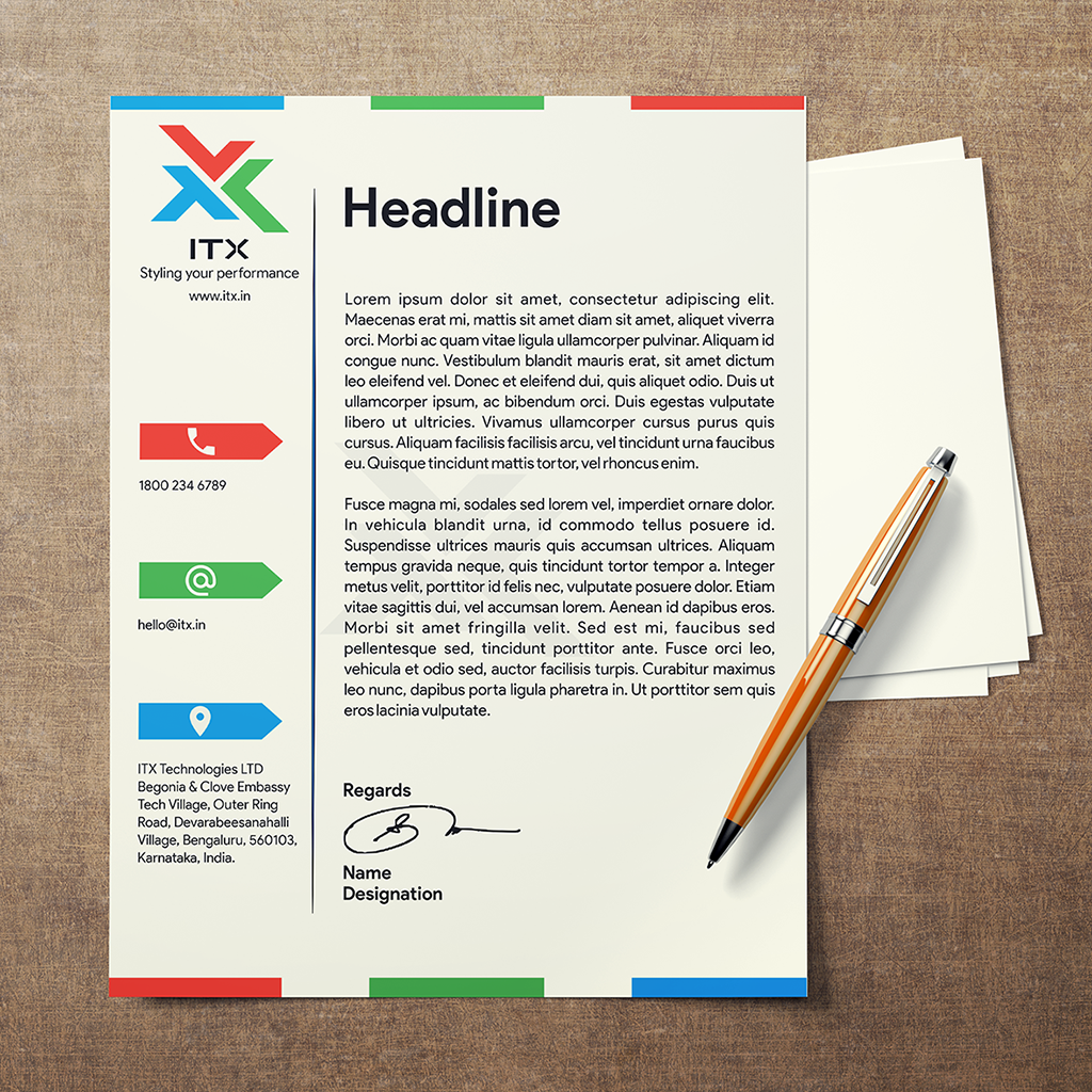 Letterhead design