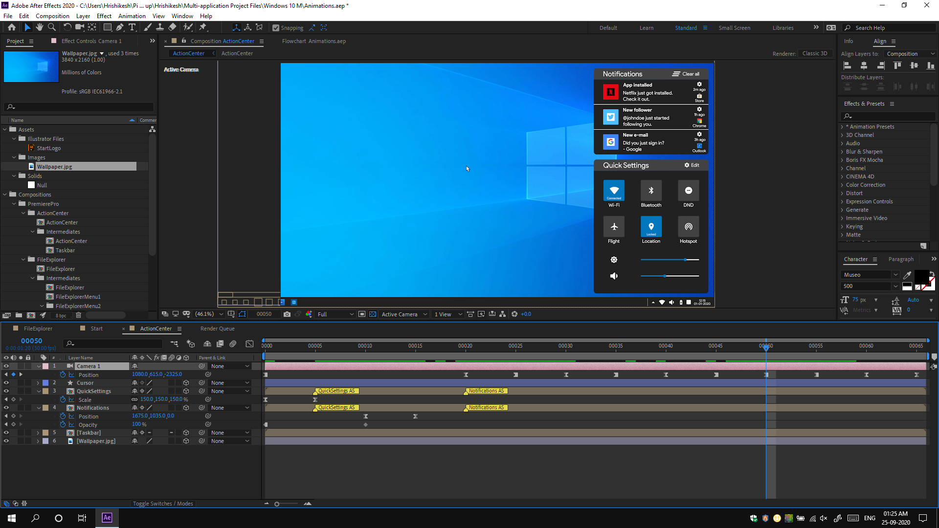 Animating in Adobe After Effects